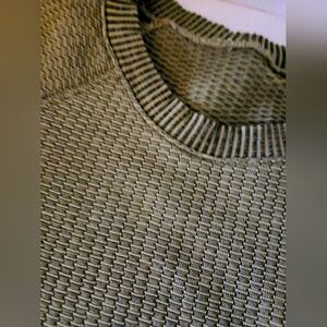 lululemon athletica Green and Gray Sweatshirt